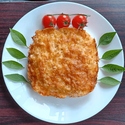 Cheesy Baked Cauliflower Rice ❤︎ Healthy Keto