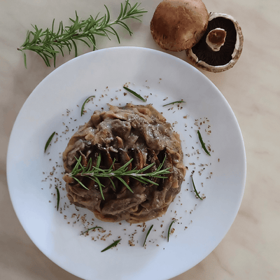 Creamy Mushroom Chicken Pasta ❤︎ Healthy Keto