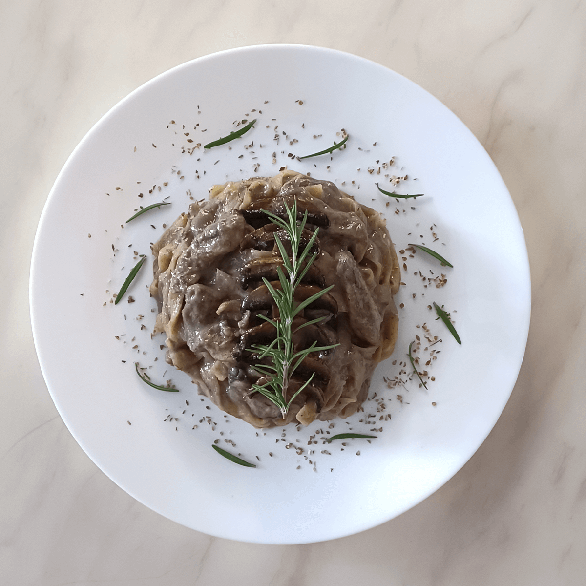 Creamy Mushroom Chicken Pasta ❤︎ Healthy Keto