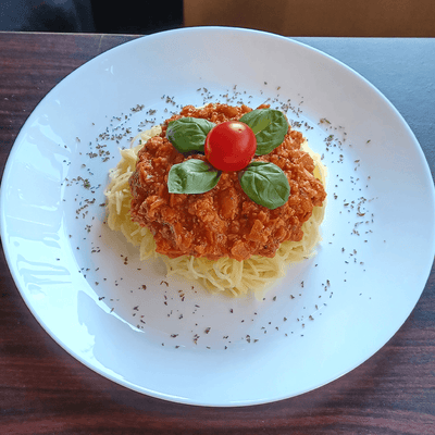 Chicken Spaghetti Bolognese ❤︎ Healthy Keto